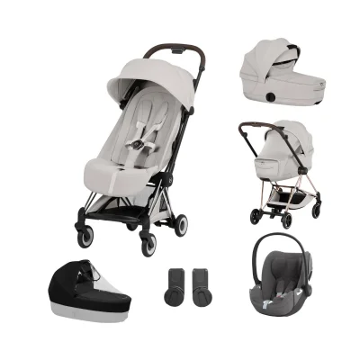 Cybex Coya Ultimate Bundle - Chrome Brown/City Grey
