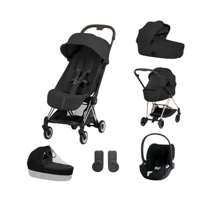Cybex Coya Ultimate Bundle - Chrome Brown/Sepia Black