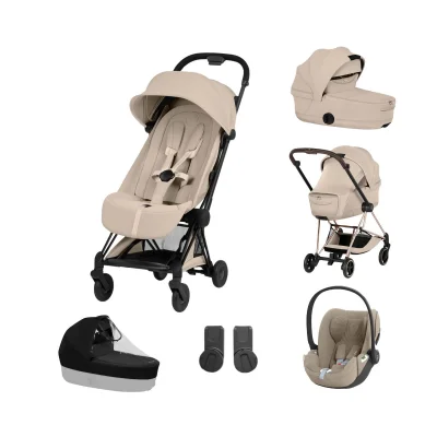 Cybex Coya Ultimate Bundle - Matt Black/Cozy Beige