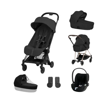 Cybex Coya Ultimate Bundle - Matt Black/Sepia Black