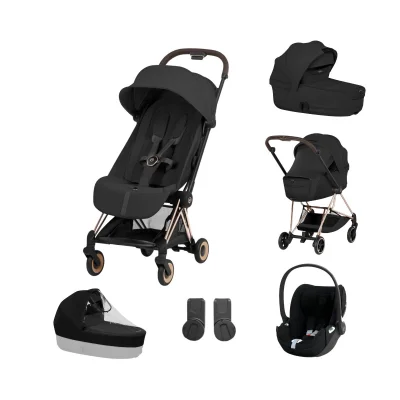 Cybex Coya Ultimate Bundle - Rose Gold/Sepia Black