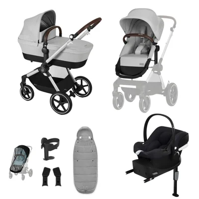 Cybex Cybex EOS Lux Comfort Travel System- Stone Grey