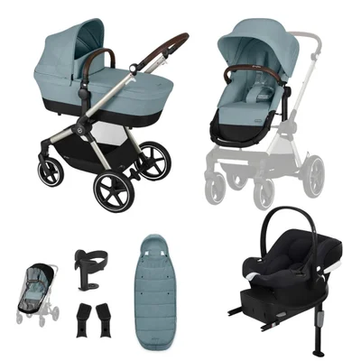 Cybex Cybex EOS Lux Comfort Travel System- Stormy Blue