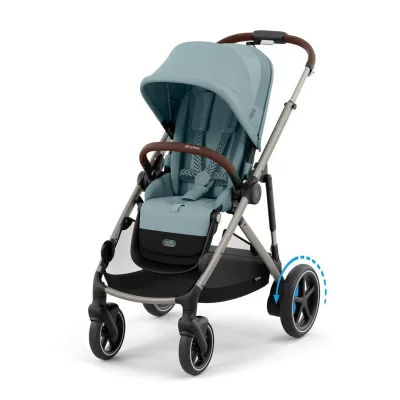 Cybex E-Gazelle S Electric Single to Double Pushchair- Moon Black — image 33