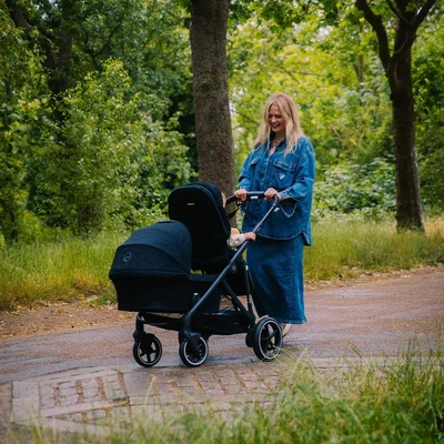 Cybex E-Gazelle S Electric Single to Double Pushchair- Moon Black — image 37