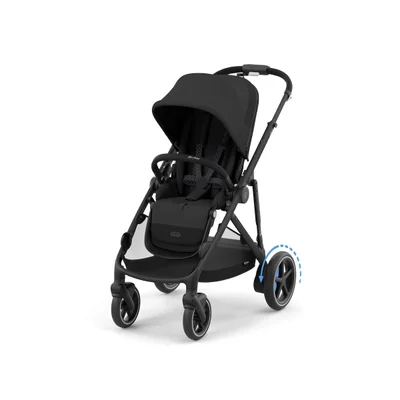 Cybex E-Gazelle S Stroller - Moon Black - Moon Black