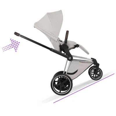Cybex e-Priam Pushchair - Chrome Brown/City Grey — image 6