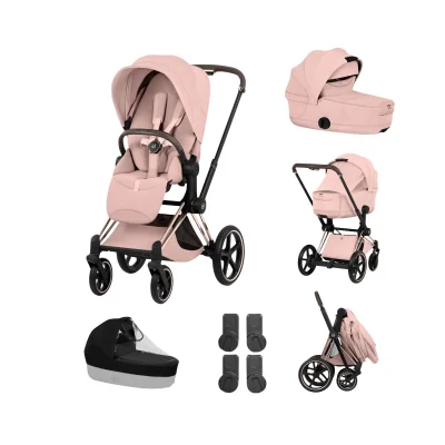 Cybex Priam Style Pushchair - Chrome Brown/Sepia Black — image 6