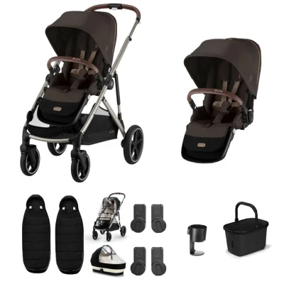 Cybex e-Priam Style Ultimate Accessory Bundle - Matt Black/Sepia Black — image 45