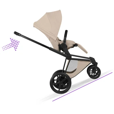 Cybex e-Priam Ultimate Accessory Bundle - Matt Black/Cozy Beige — image 5