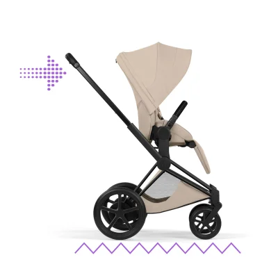 Cybex e-Priam Ultimate Accessory Bundle - Matt Black/Cozy Beige — image 6