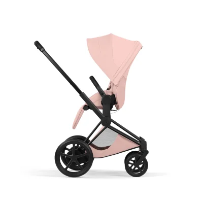 Cybex e-Priam Ultimate Accessory Bundle - Matt Black/Peach Pink — image 6