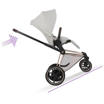 Cybex e-Priam Ultimate Accessory Bundle - Rose Gold/City Grey — image 5