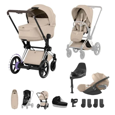 Cybex e-Priam Style Ultimate Accessory Bundle - Matt Black/Sepia Black — image 71