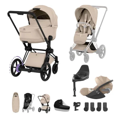 Cybex e-Priam Style Ultimate Accessory Bundle - Matt Black/Sepia Black — image 72