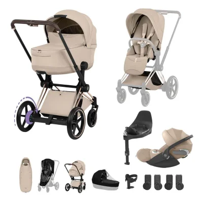 Cybex e-Priam Style Ultimate Accessory Bundle - Matt Black/Sepia Black — image 73
