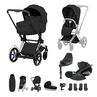Cybex e-Priam Style Ultimate Accessory Bundle - Matt Black/Sepia Black — image 74