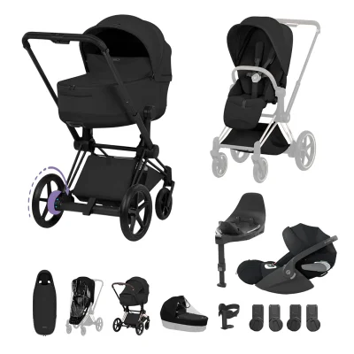 Cybex e-Priam Style Ultimate Accessory Bundle - Matt Black/Sepia Black — image 75