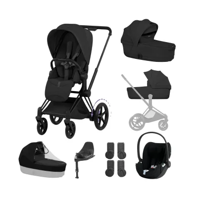 Cybex e-Priam Ultimate Bundle - Matt Black/Sepia Black