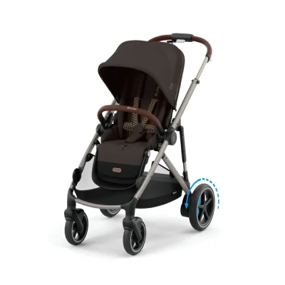 Cybex eGazelle S Twin 11 Piece Bundle with Cloud T Car Seat - Chocolate Brown — image 3