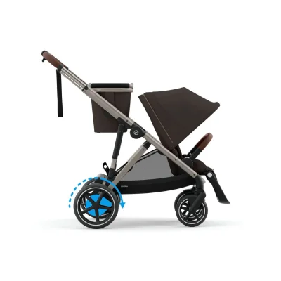 Cybex eGazelle S Twin 11 Piece Bundle with Cloud T Car Seat - Chocolate Brown — image 9