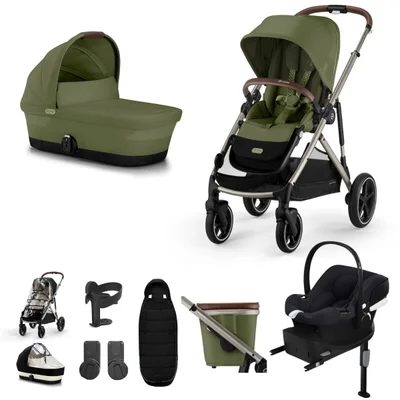 Cybex Gazelle S Comfort Travel System- Moss Green