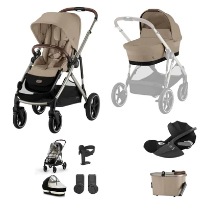 Cybex Gazelle S Luxury Bundle- Almond Beige