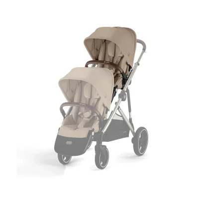Cybex Gazelle S Twin 11 Piece Bundle with Cloud G Car Seat - Moon Black — image 16