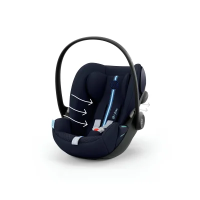 Cybex Gazelle S Twin 11 Piece Bundle with Cloud G Car Seat - Moon Black — image 33