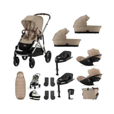 Cybex Gazelle S Twin 11 Piece Bundle with Cloud T Car Seat