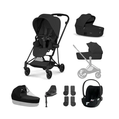 Cybex Mios Cloud T i-Size Ultimate Bundle - Matt Black/Sepia Black