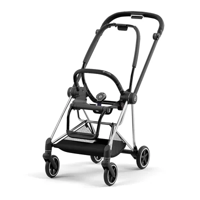 CYBEX Mios Frame + Seat Hardpart - Chrome Brown