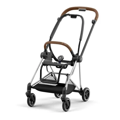 CYBEX Mios Frame + Seat Hardpart - Chrome Brown