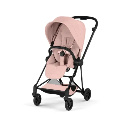 Cybex Mios Pushchair - Matt Black/Peach Pink