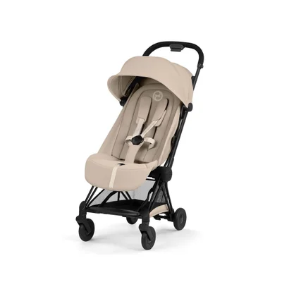 Cybex Platinum COYA Travel Stroller- Cozy Beige + Matt Black - Cozy Beige