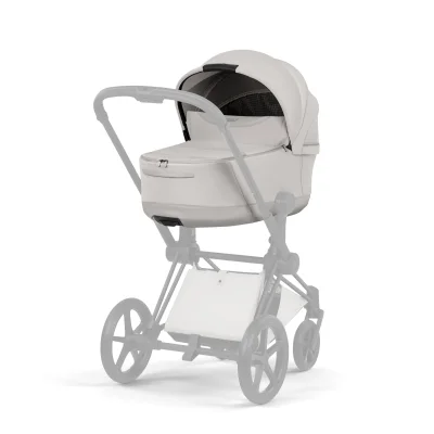 Cybex Priam Pushchair & Fold Cot Bundle - Chrome Brown/City Grey — image 11