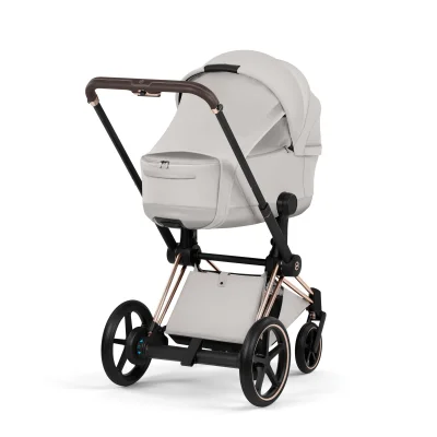 Cybex Priam Pushchair & Fold Cot Bundle - Chrome Brown/City Grey — image 20