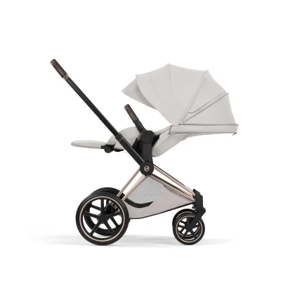 Cybex Priam Pushchair & Fold Cot Bundle - Rose Gold/City Grey — image 35