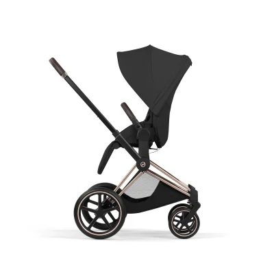 Cybex Priam Pushchair & Fold Cot Bundle - Rose Gold/Sepia Black — image 4