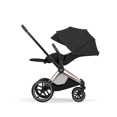 Cybex Priam Pushchair & Fold Cot Bundle - Rose Gold/Sepia Black — image 5
