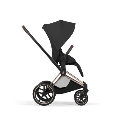Cybex Priam Pushchair & Fold Cot Bundle - Rose Gold/Sepia Black — image 6