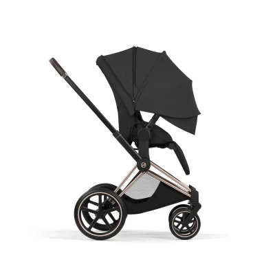 Cybex Priam Pushchair & Fold Cot Bundle - Rose Gold/Sepia Black — image 7