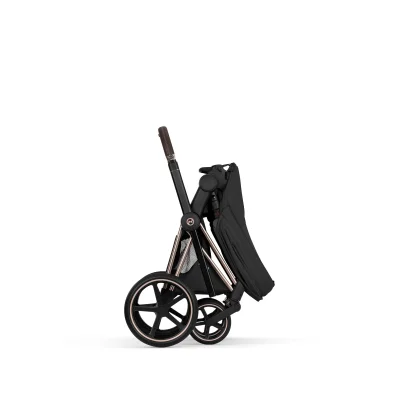 Cybex Priam Pushchair & Fold Cot Bundle - Rose Gold/Sepia Black — image 8