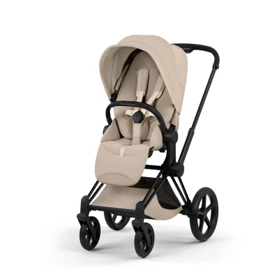Cybex Priam Style Pushchair - Matt Black/Cozy Beige