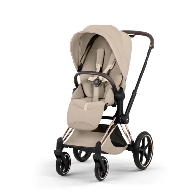 Cybex Priam Style Pushchair - Rose Gold/Cozy Beige