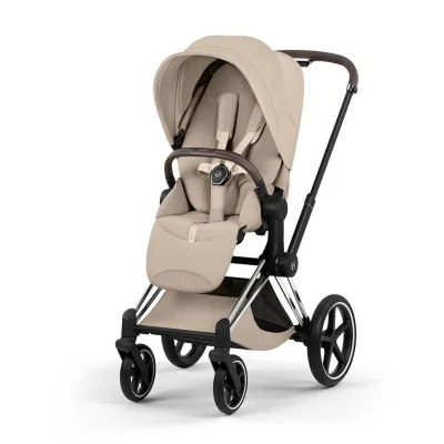 Cybex Priam Style Single Pushchair - Coconut Brown / Chrome Brown / Without Carrycot
