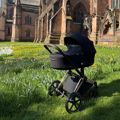 Cybex Priam Ultimate Birth & Beyond Bundle - Matt Black/Sepia Black — image 3
