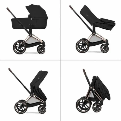 Cybex Priam Ultimate Birth & Beyond Bundle - Matt Black/Sepia Black — image 4