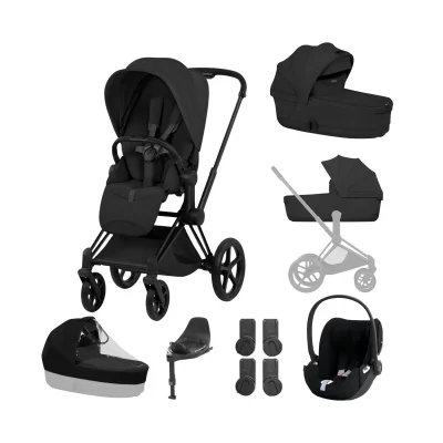 Cybex Priam Ultimate Bundle - Matt Black/Sepia Black