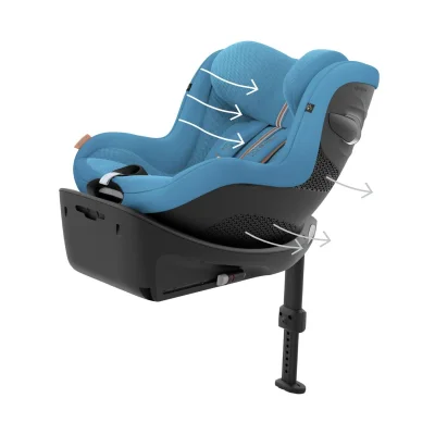 Cybex Sirona G i-Size Plus Toddler Car Seat - Beach Blue — image 8